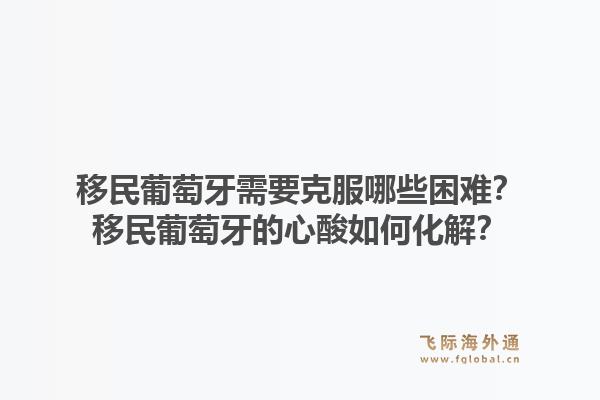 移民葡萄牙需要克服哪些困难?移民葡萄牙的心酸如何化解?1.jpg