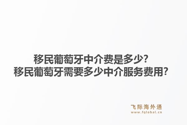 移民葡萄牙中介费是多少?移民葡萄牙需要多少中介服务费用?1.jpg