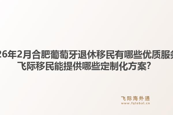 2026年2月合肥葡萄牙退休移民有哪些优质服务？飞际移民能提供哪些定制化方案？1.jpg