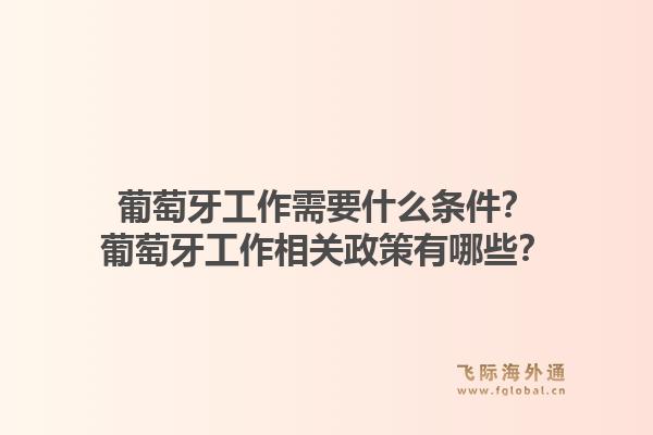 葡萄牙工作需要什么条件？葡萄牙工作相关政策有哪些？1.jpg