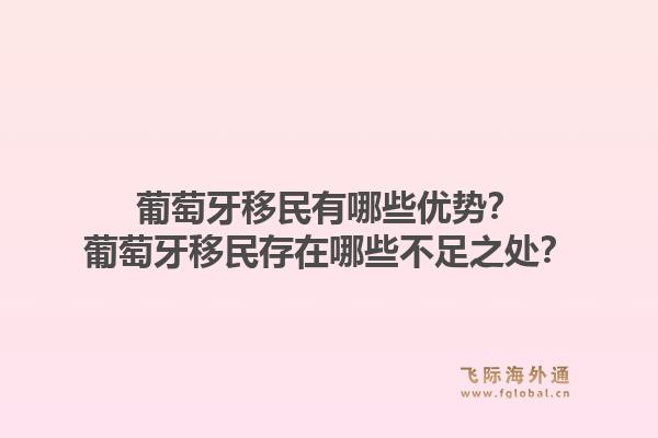 葡萄牙移民有哪些优势?葡萄牙移民存在哪些不足之处?1.jpg