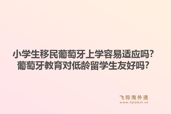 小学生移民葡萄牙上学容易适应吗?葡萄牙教育对低龄留学生友好吗?1.jpg