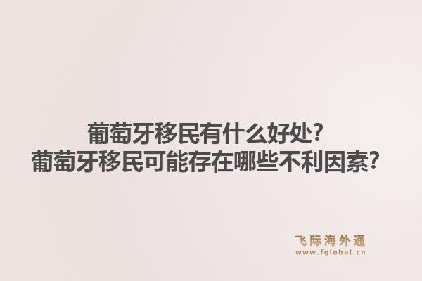 葡萄牙移民有什么好处？葡萄牙移民可能存在哪些不利因素？1.jpg